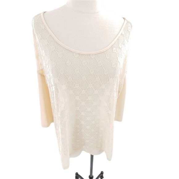 Camilla Tree lacy drop shoulder top large - Picture 7 of 12